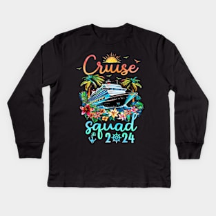 Cruise Squad 2024 Kids Long Sleeve T-Shirt